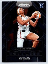 2025 Panini Prizm WNBA Fearless Kiki Iriafen #8 Silver Rookie
