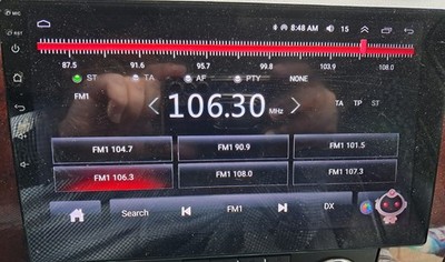 PODOFO 10.1 Inch Double Din Car Stereo Carplay Android Auto Touch Screen GPS Nav