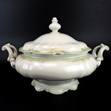 Hutschenreuther Porzellan Terrine Ragout Serie Sylvia Elfenbein US Zone 1946-50