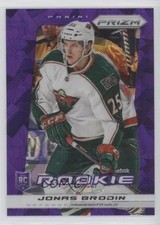 2013-14 Panini Prizm Purple Cracked Ice Prizm Jonas Brodin #249 xp6
