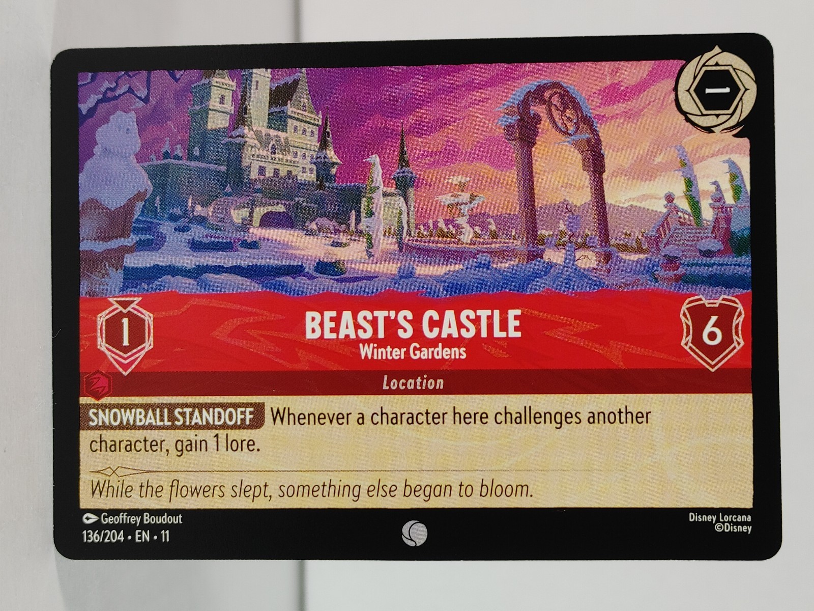 Beast's Castle - Winter Gardens - Winterspell #136 - LORCANA - singles