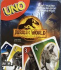 Mattel Games UNO Jurassic World Dominion Card Game in Metal Travel Tin 