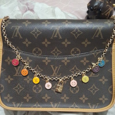 auth Louis Vuitton Multicolor keychain bag charm