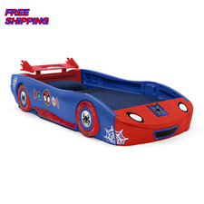 Spidey and His Amazing Friends Web Crawler Race Car Twin Bed by Delta Children