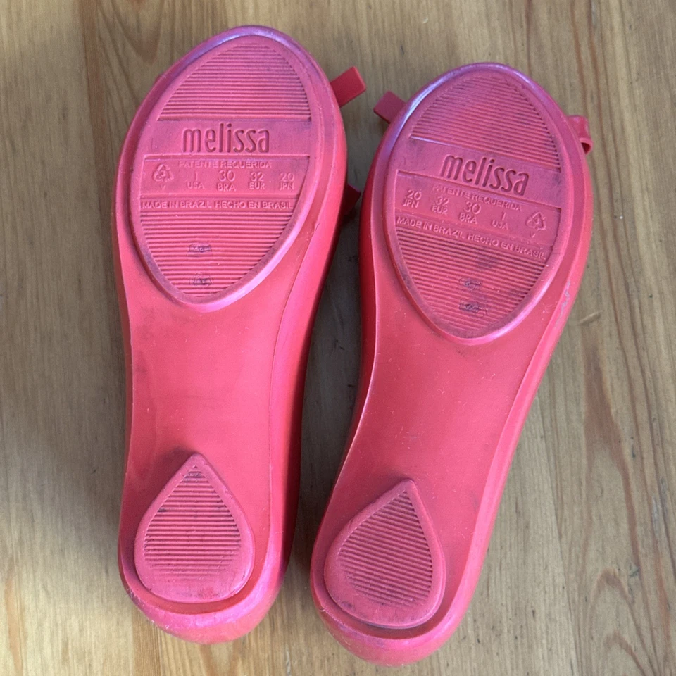 Mini Melissa Niños Zapatos Mini Ultragirl Rosa Arcos Peep Toe Ballet Plano Niña Talla 1 Foto 4 de 4