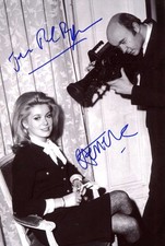 ACTRESS Catherine Deneuve & FILM DIRECTOR Jean-Paul Rappeneau autographs, IP sig