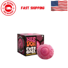 Pink NeeDoh Wonder Flower Power Fuzz Ball Squ...