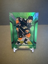 2023-24 Upper Deck TRILOGY GREEN #36 Mason McTavish DUCKS 13/25 EX/NM