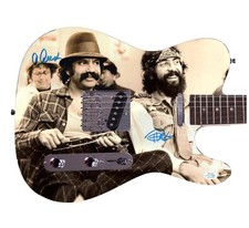Cheech And Chong Up In Smoke Still Smoking Graphics Photo Poster Autographed Gui