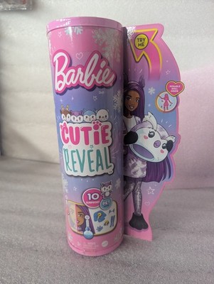 Barbie Cutie Reveal Snowflake Sparkle Series Doll with Owl Plush Costume 2022