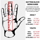 Adult Men's Batting Gloves for Baseball & Softball Cabretta Leather 1 Pair Small — photo 7