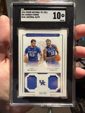 2016 Panini National Treasures Collegiate Karl-Anthony Towns Jamal Murray SGC 10