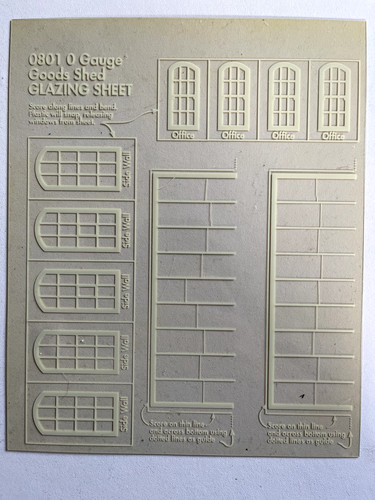 METCALFE O GAUGE - 0801 HOJA DE ACRISTALAMIENTO COBERTIZO MERCANCÍAS | Zustand: New