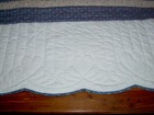 Amish Hand Made King/Queen Log Cabin Heart Quilt 98 W x 109 L — photo 5