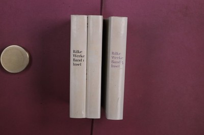 411306 Rainer Maria Rilke WERKE IN DREI BÄNDEN Insel Verlag HC