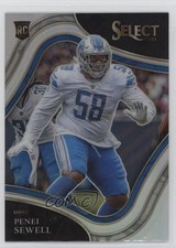 2021 Panini Select Field Level Silver Prizm Penei Sewell #385 0w4w