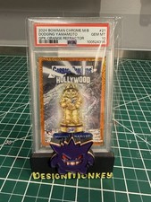 2024 Bowman Chrome GPK Orange Mojo 8/25 Yoshinobu Yamamoto Rookie PSA 10 GS1