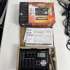 Tascam DP-004 4-Track Digital Pocketstudio recorder bundle