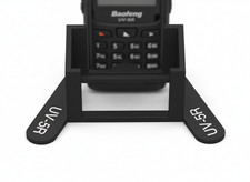 Desktop Stand for Baofeng UV-5R   Black, Stable, Full Button Access - Black