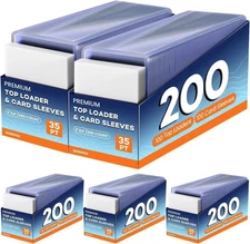 1000 Card Sleeves Top Loaders for Cards,3"X4" Baseball Card Protectors Toploader
