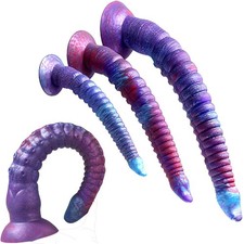 22in Silicone Super Long Tentacle Anal Dildo Butt Plug Strong Suction Cup Rea...