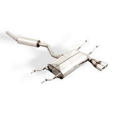 FOX Sportauspuff Komplettanlage ab Kat Mazda MX5 ND rechts 2x70mm nicht versetzt