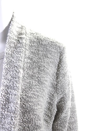 J Crew Womens Cotton Long Sleeve Open Front Sweater Cardigan White Black Size S - Picture 2 of 6