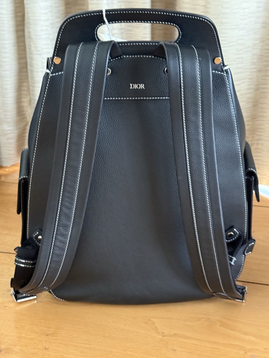 Brand New DIOR Gallop Maxi Leather Saddle Backpack Bag $4,800! Kim