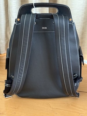 Dior Gallop マキシ バックパック メンズ 美品 イタリア製 Brand New DIOR Gallop Maxi Leather Saddle Backpack Bag $4,800! Kim