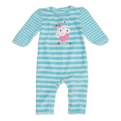 Jumping Beans, Strampler, Größe: 74, Blau/Weiß, Polyester, Print, Mädchen #EHJ