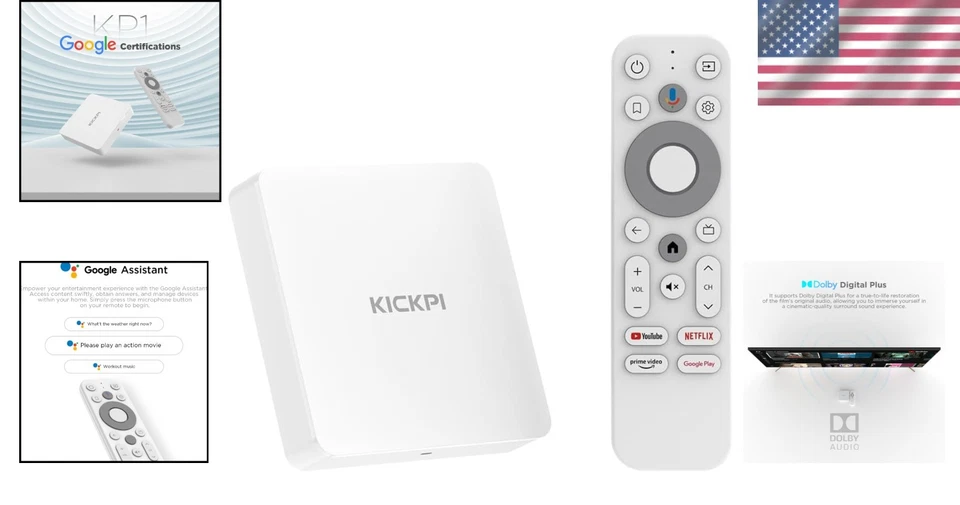 Voice-Controlled Android 11 TV Box with 4K HDR, Chromecast & Dolby Audio Support - Image 2 of 4