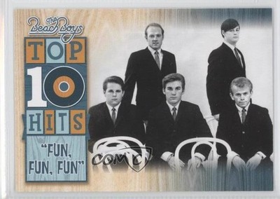 2013 Panini The Beach Boys 50th Anniversary Top 10 Hits Fun Fun Fun #6 0q0