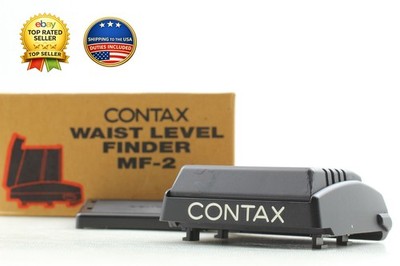 [Exc+5 in Box] Contax Waist Level Finder MF-2 for 645 Film Camera Cap From JAPAN