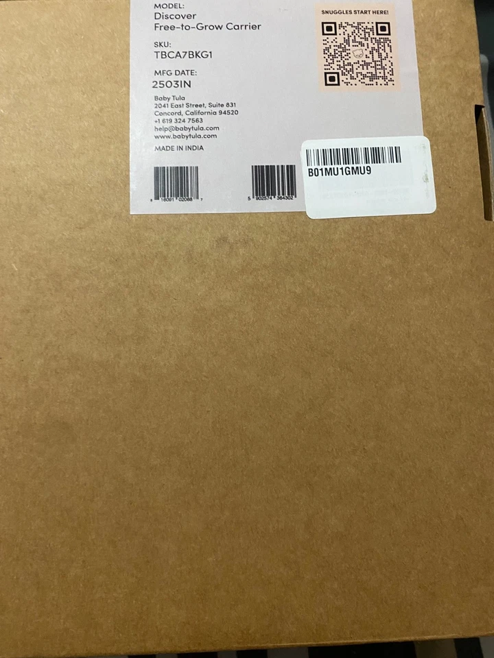 TULA Free-To-Grow DISCOVER Fully Adjustable Baby and Toddler Carrier 7-45 Lbs - Image 2 of 4