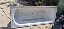 Cast Iron Roll Top Freestanding Bath with feet, 2 tap holes 1700 x 700 -