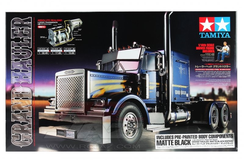 TAMIYA KING HAULER 1/14スケール ブラックエディション TAM56336 - 1/14 King Hauler Black Edition By TAMIYA @ Great Hobbies