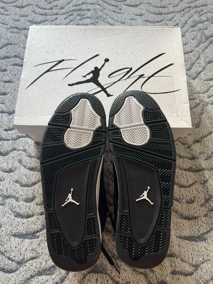 Jordan Air Jordan 4 Retro Noir/Blanc Homme US 10.5 EU 44.5 FQ8138-001 - Photo 4/4