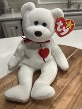 Valentino Valentines The Bear Beanie Baby First Edition 1993/1994  Brown Nose