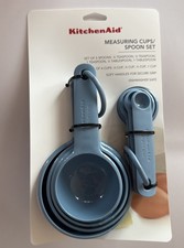 KitchenAid Measuring Cups And Spoon Set-Blue Velvet NEW