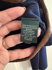 Navy Blue Lauren Ralph Lauren Cardigan Large