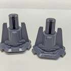 Star Wars Tie Fighter Set of 2 Darth Vader Kenner Wing Connector Parts Gray 1978