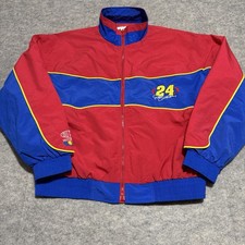 VTG Chase Authentic Jeff Gordan 24 DuPont Racing NASCAR JACKET MEN'S XL RED/BLU