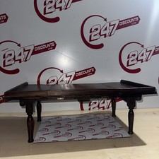 Antico vassoio letto lap in mogano tavolo pieghevole con poggia libri/tablet  