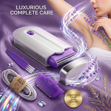 2-in-1 Epilator Women Painless Touch Facial Body Hair Removal Depilator Shaver