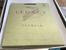 NEW~Legacy Legwear Microfiber Control Top Tights Black Size D~⚡️🦵🏼⚡️