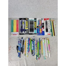  Lot Assorted Colors and Brands Pilot G2 Pens Mechanical Pencils