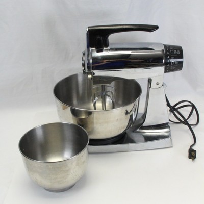 Vintage Sunbeam Mixmaster 12 Speed Stand Mixer 2 Bowls Beaters