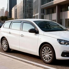 GEARZAAR Wind Deflectors for Peugeot 308 MK2 2013-2020 5-Door Estate 4pcs Visors