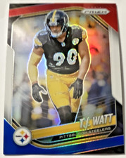 T.J. Watt Red White Blue Prizm! #263 Pittsburgh Steelers!