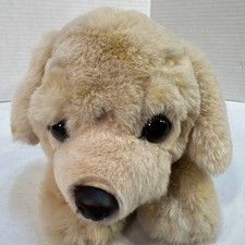 FAO Schwarz Golden Labrador Retriever Puppy Dog Plush Stuffed Animal Toy SOFT
